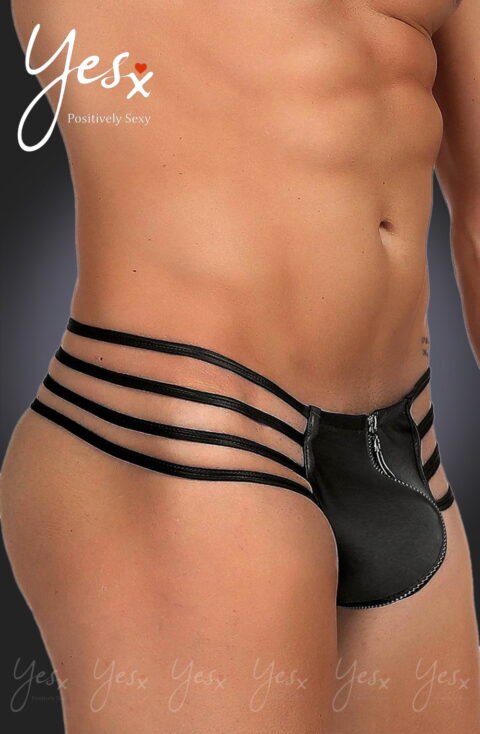 YesX YX971 Mens Thong Black
